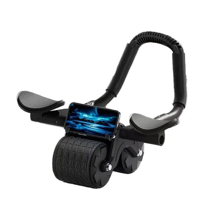 Automatic Rebound Elbow Roller Abdominal Strengthening Wheel Apparatus Fitness Roller Slimming Belly Fitness Equipment For Sport